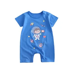 0-24M Baby Romper Short Sleeve Cartoon Toddler Romper Summer Cotton Boys Girls Jumpsuit ropa de bebe niña