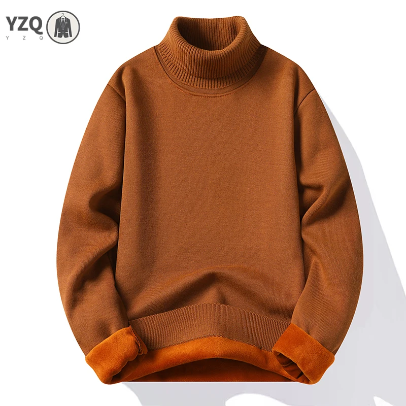 Mens Cold Weather High Neck Pu - огляд і ціна Turtleneck Sweater Men