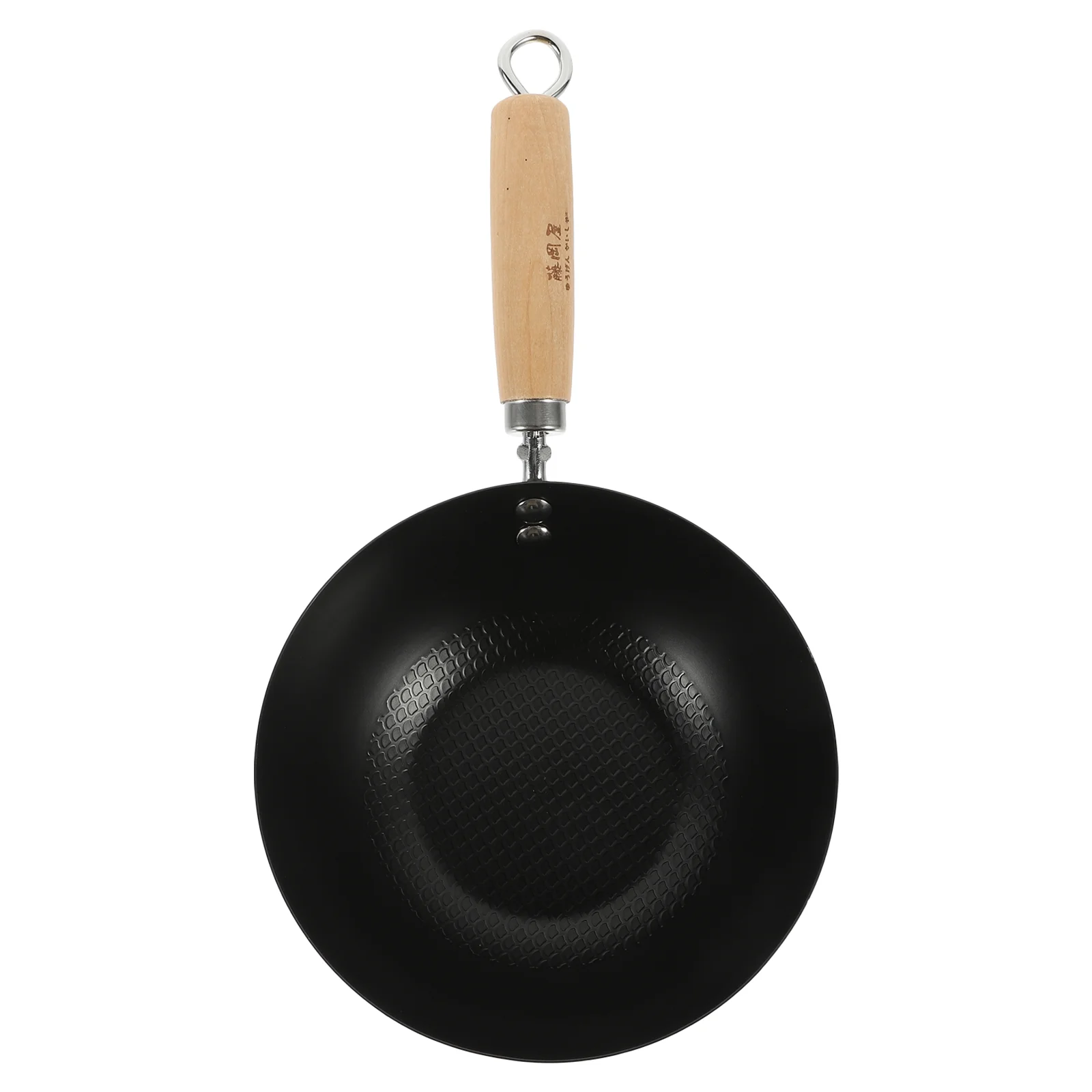 

Flat Bottom Wok Kitchen Supply for Stoves Home Small Air Fryer Pot Pans Wrought Iron Traditional Household