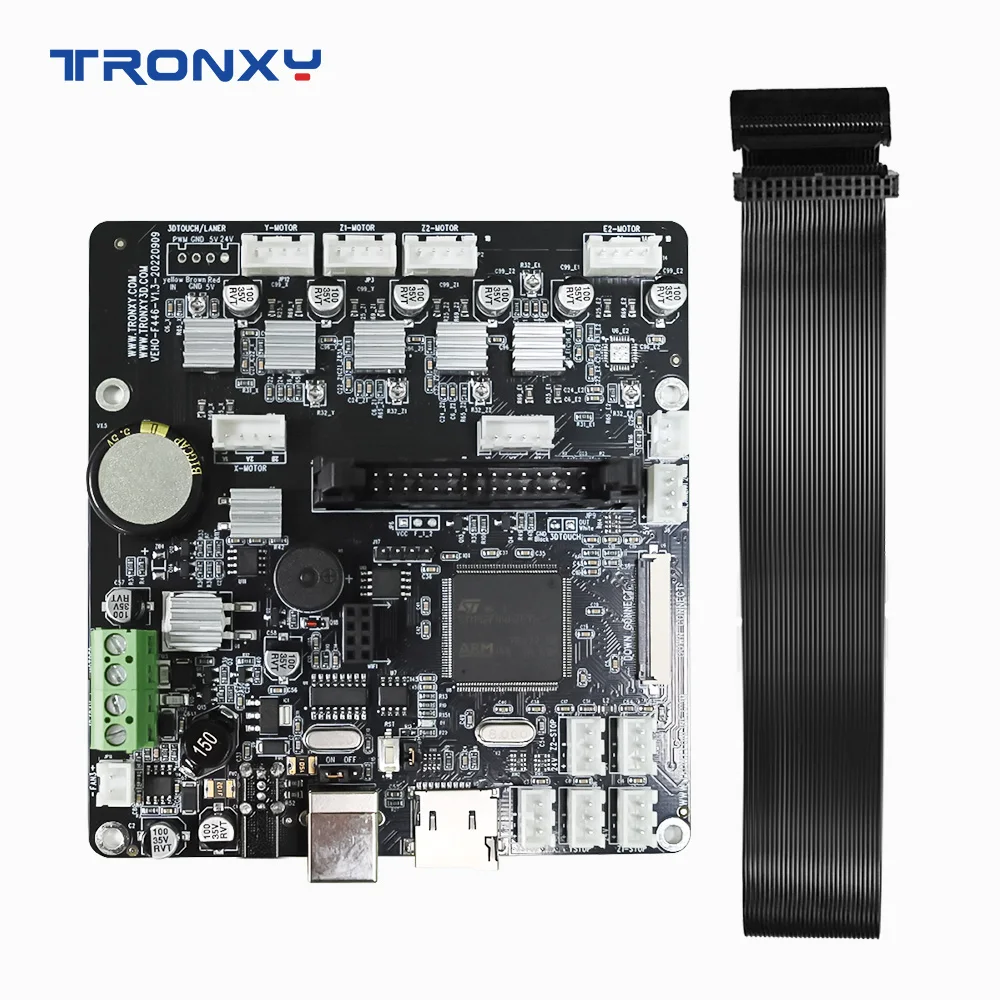 Tronxy Newest 446 Version Silent Mainboard with Wire Cable Motherboard for VEHO 600 3d printer