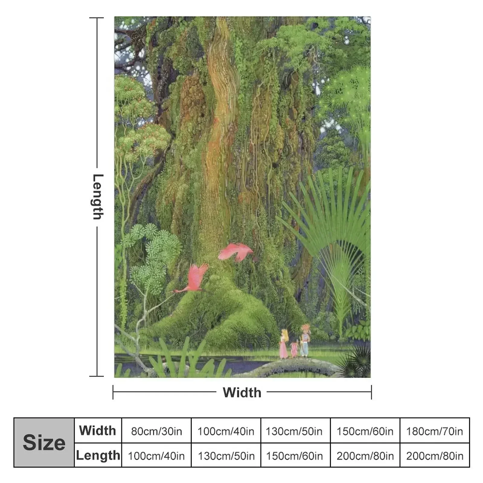 Secret of Mana Box Art Throw Blanket Soft Plaid Sofas Stuffeds Moving Travel Hairys Blankets