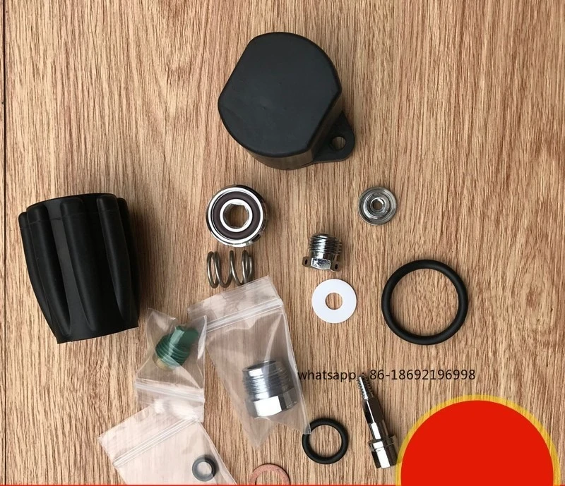 

Комплект для ремонта клапана с головкой бутылки для дайвинга, аксессуары, взрывозащищенная мембрана, ручка маховика, пылезащитный колпачок, сердечник клапана, шток клапана