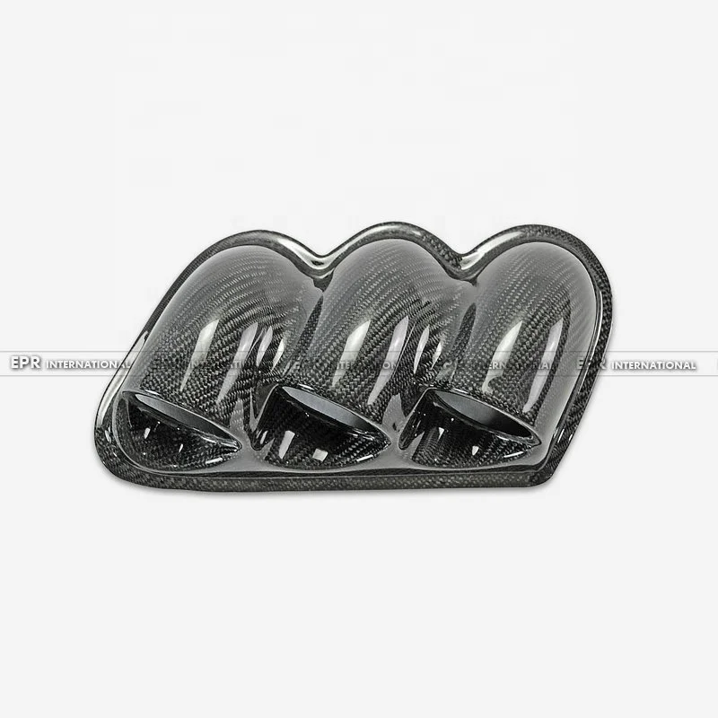 Fot Mitsubishi Evolution 7 8 9 Dash Triple calibre Pod 60mm medidor de temperatura de aceite de carbono cubierta de manómetro para EVO