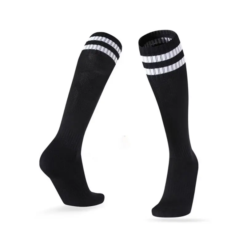 Long Football Mens Knee Socks Length and Womens Towel Bottom Thin Socks Children Adult Sports Socks SweatWicking NonSlip