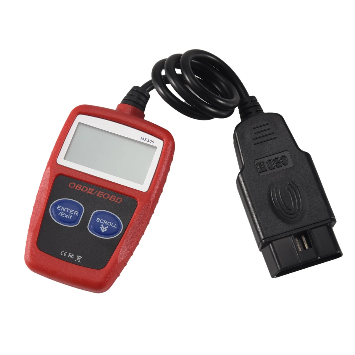 MS309 OBD2 Scanner Check Engine Light Fault Code Reader Universal OBDII Diagnostic Scan Tool,A