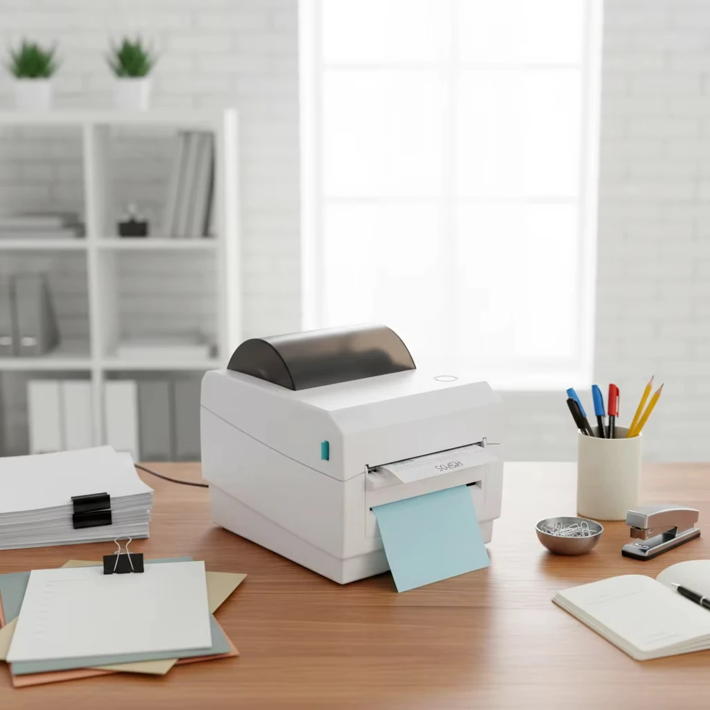 

110mm 4x6 Shipping Label Thermal Printer, Express Waybill Sticker Printer, ESC/POS Command, In Stock