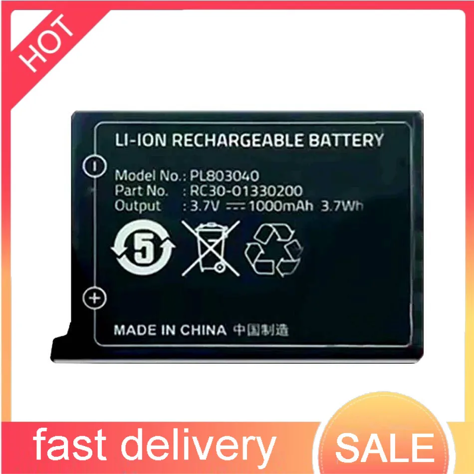 

Gaming Mouse Battery 1000mAh For Razer FC30-01330200 PL803040 Turret Turret Gaming Mouse RZ01-0133 RZ84-01330100