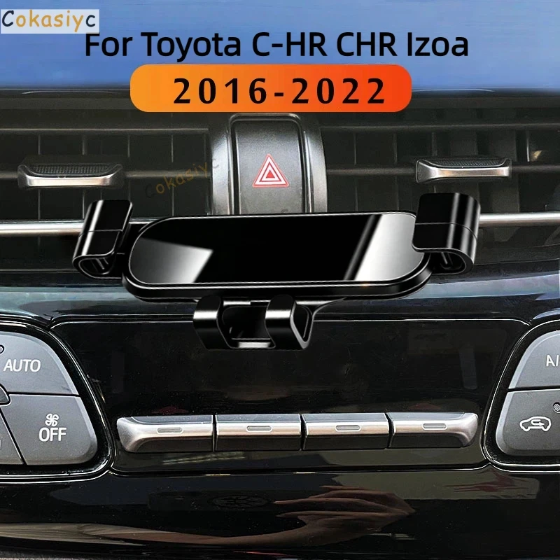 Auto-Handyhalterung für Toyota C-HR CHR Izoa 2021 2022, Auto-Styling-Halterung, GPS-Ständer, drehbare Unterstützung, mobiles Zubehör – Detail 1