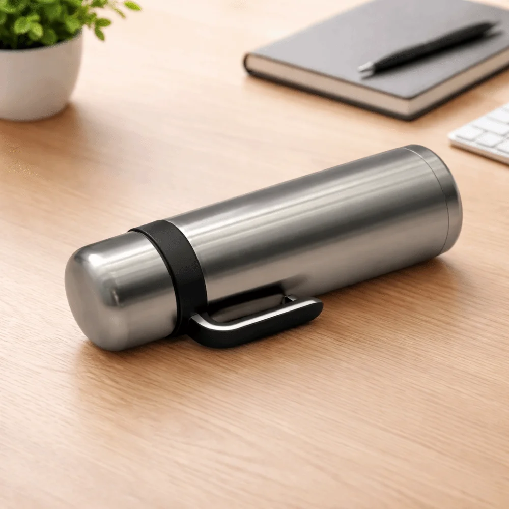 1000 ML Yerba Mate Thermos Bottle Double Wall Straw Design Vacuum Flask Stainless Steel Large Capacity Thermal Cup Outdoor