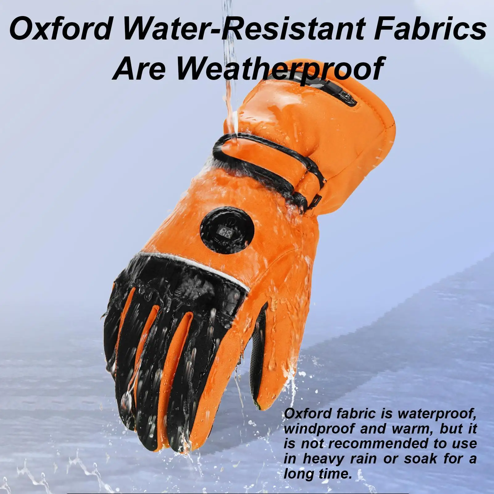 

Лыжные перчатки, перезаряжаемые через USB перчатки с подогревом, мужские зимние термоперчатки, велосипедные мотоциклетные перчатки с сенсорным экраном и электрическим подогревом