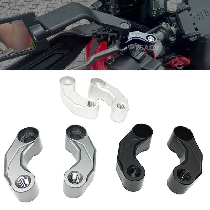 R1200GS R1250GS LC ADV Mirrors Riser Extension Bracket Mount Adapter For BMW R1250 GS R1200 GS Adventure 2014-2023 Motorcycle