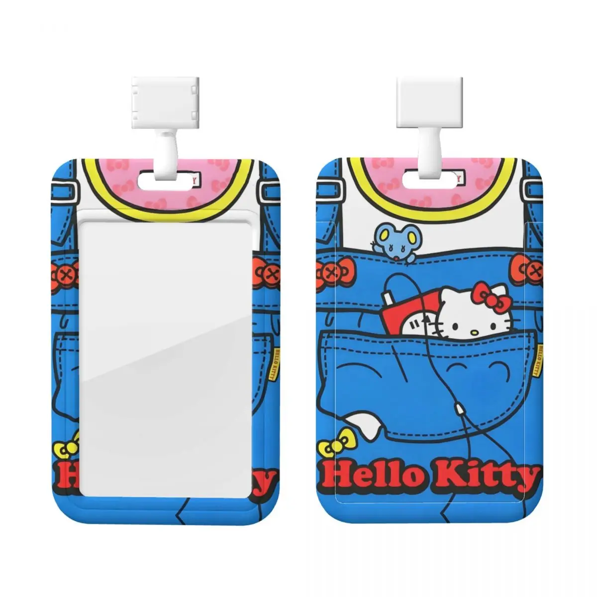

Custom Hello Kitty Card Badge Holder Card Holder Unisex Neck Strap ID Credential Holder Credit Card Holders Neck Strap Engineers