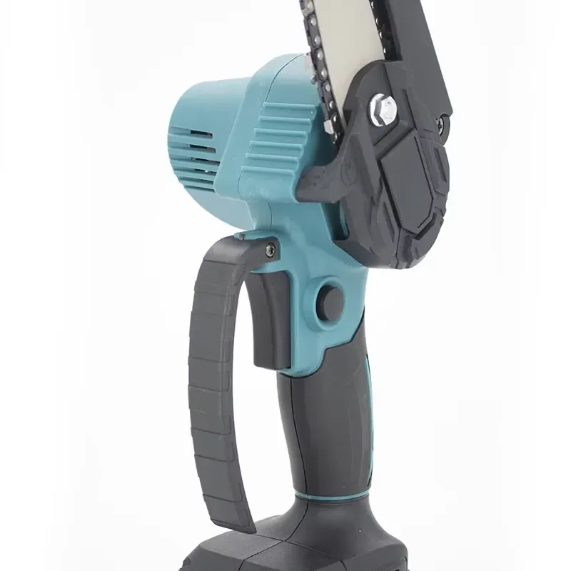 21V Mini Battery Chainsaw Cordless Electric Chain Saw Portable Wood Cutting Tool with Rechargeable Battery for Garden Pruning