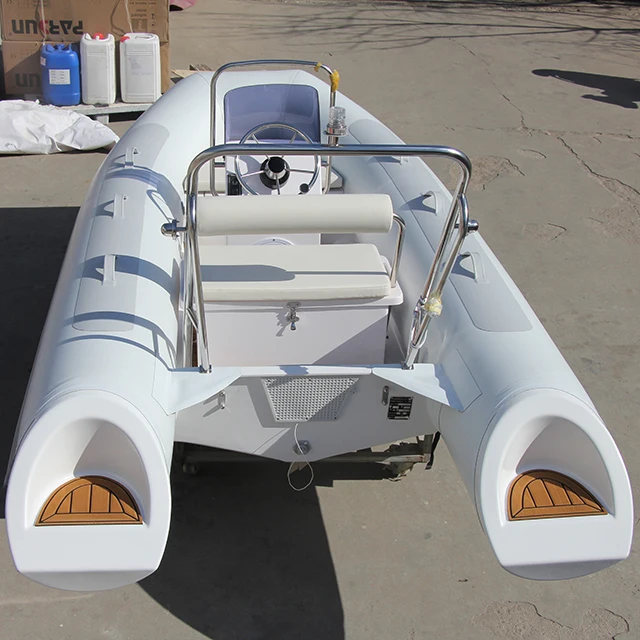 ZhenBo 2025 Hot Seller PVC/ Hypalon Inflatable Rigid Hull Boats Dinghy Fishing Ribs