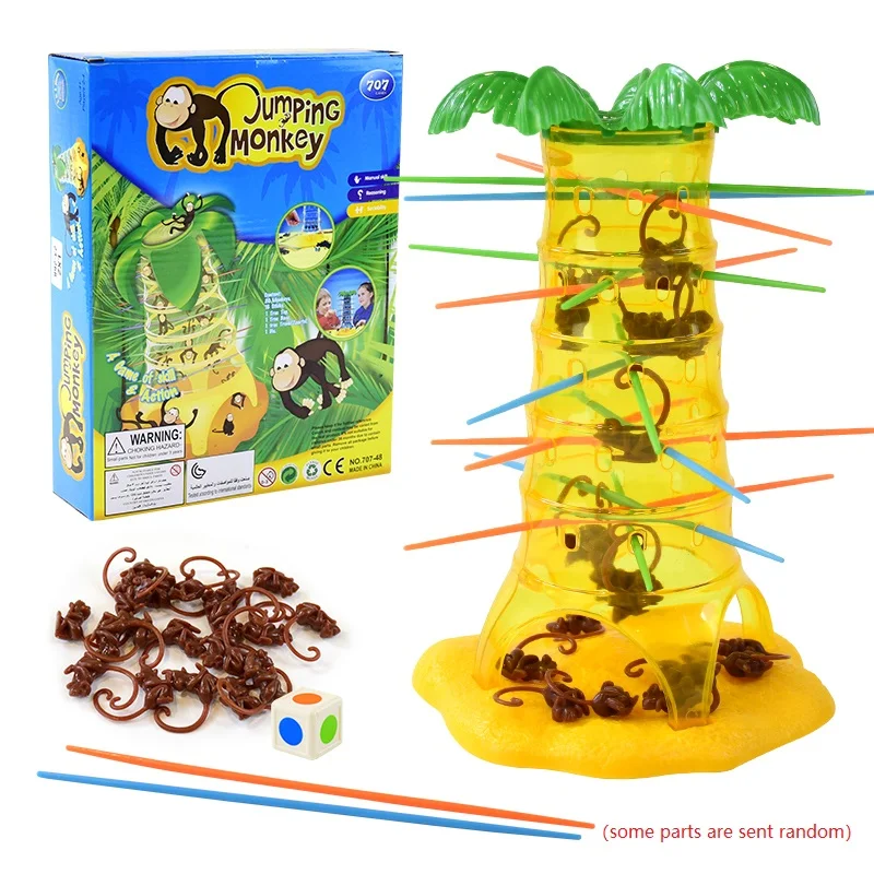 Funny Monkey Climbing Tree Games Toy Turn Monkeys Down Monkey Tree Climbing Toy Parent Child Interactive Party Desktop Game Toys