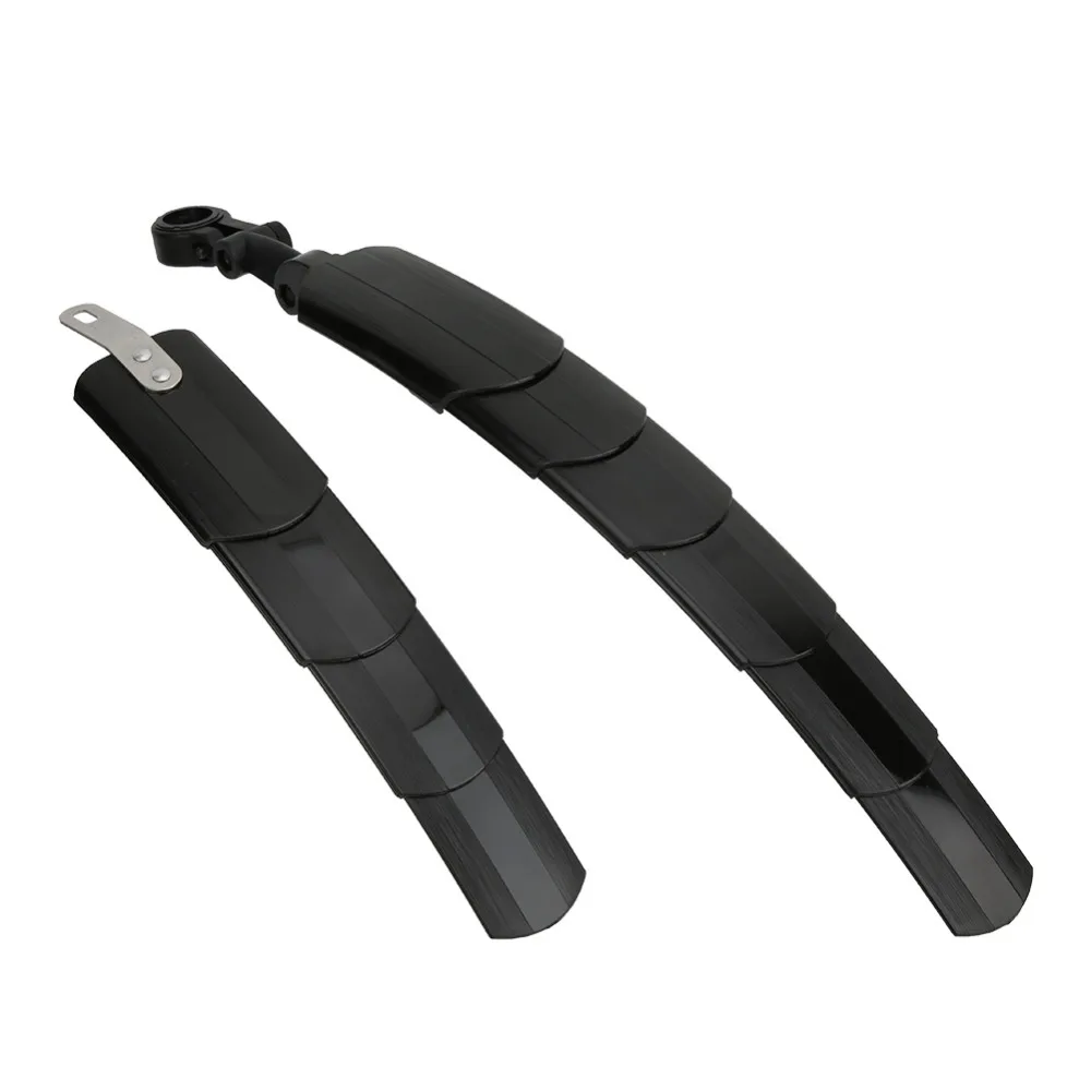 

Durable Plastic Bike Waterproof Telescopic Bike Mudguard Adjustable All-Weather Bike Mudguard Set Rainy Weather Riding