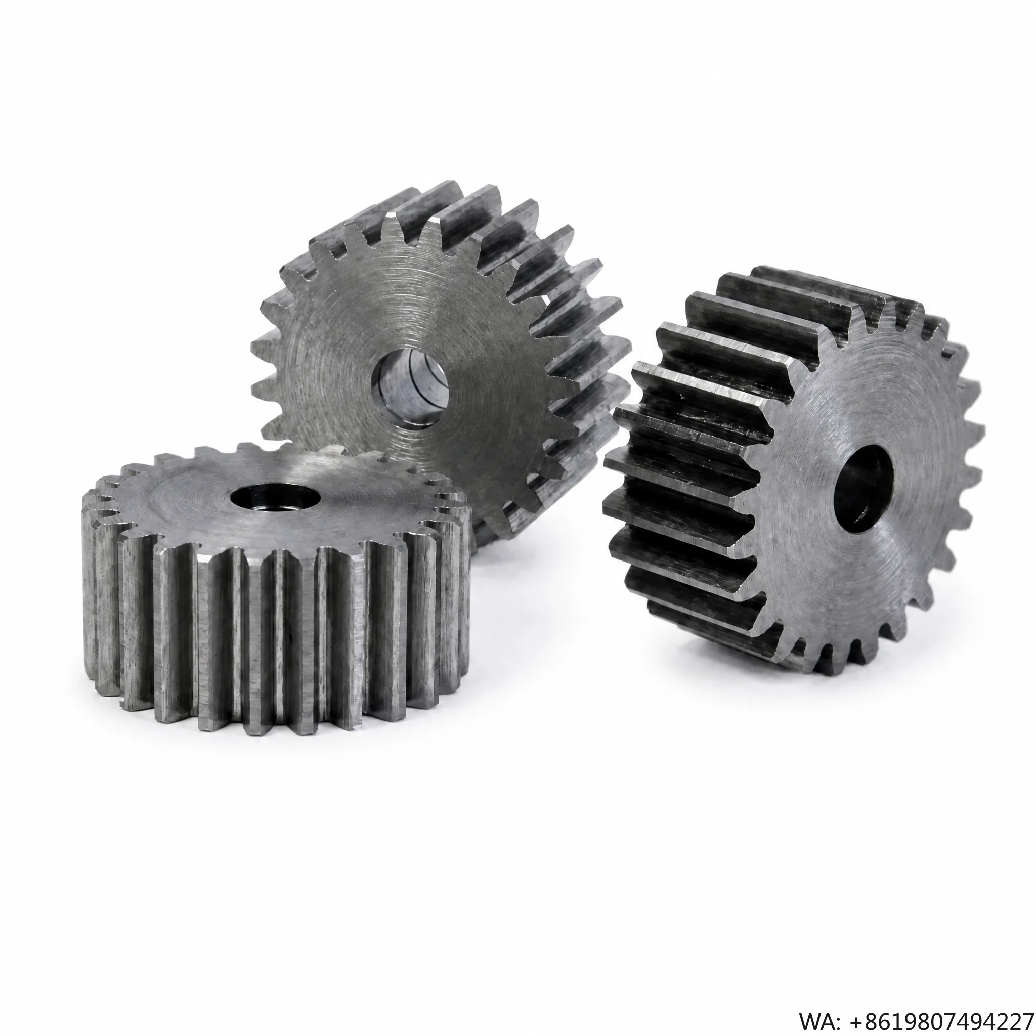 Heavy Duty Custom CNC Machined Stainless Steel Spur Gear with Bore Precision Ground Hardened 1.5 Year Warranty China Origin