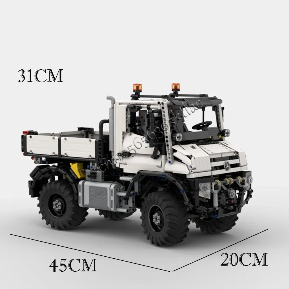 3463 pièces ville ingénierie RC 4x4 Unimog U535 véhicules tout-terrain idées créatives technologie enfant jouet assemblage Puzzle cadeau d'anniversaire