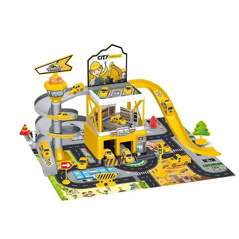 Elektryczne pociągi kolejowe, budowa, parking, wyścigi przygodowe, zabawki kolejowe dla dzieci, interaktywne pociągi mechaniczne rozwijające mózg, zabawki dla chłopców.