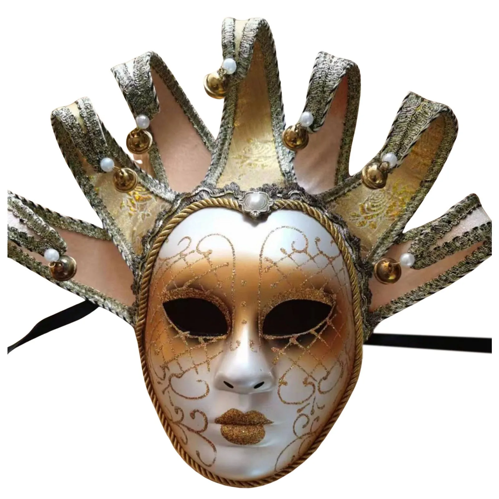 Masquerade Ball Joker Crack Mask for Women Men Musical Venetian Party Masks Halloween Wedding Mardi Gras Mask Holiday Party Mask