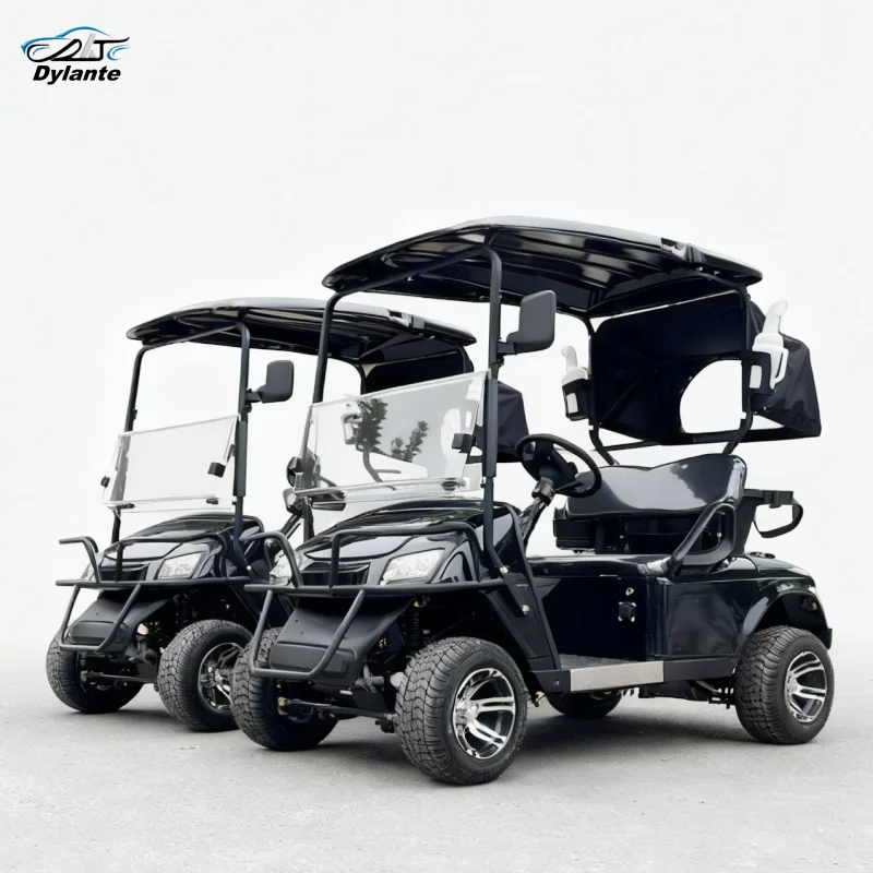 الأكثر شعبية 2 4 مقاعد 5kw محرك تيار متردد 4 عجلة عربة جولف كهربائية فاخرة بأسعار تنافسية
