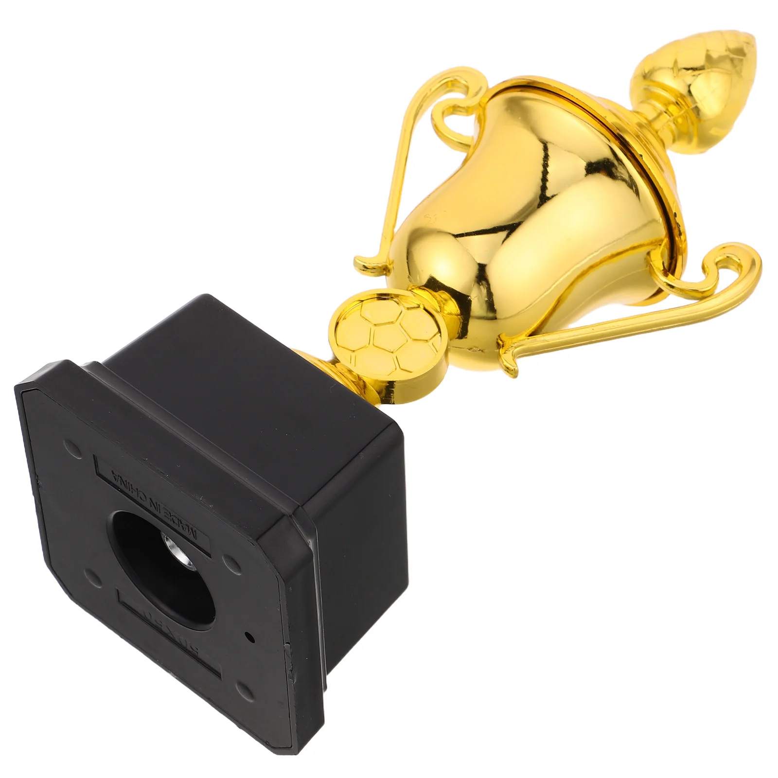 

Пластиковые футбольные золотые трофейные кубки. Элегантные легкие спортивные награды для школьных соревнований. Награды и вечеринки в классе.