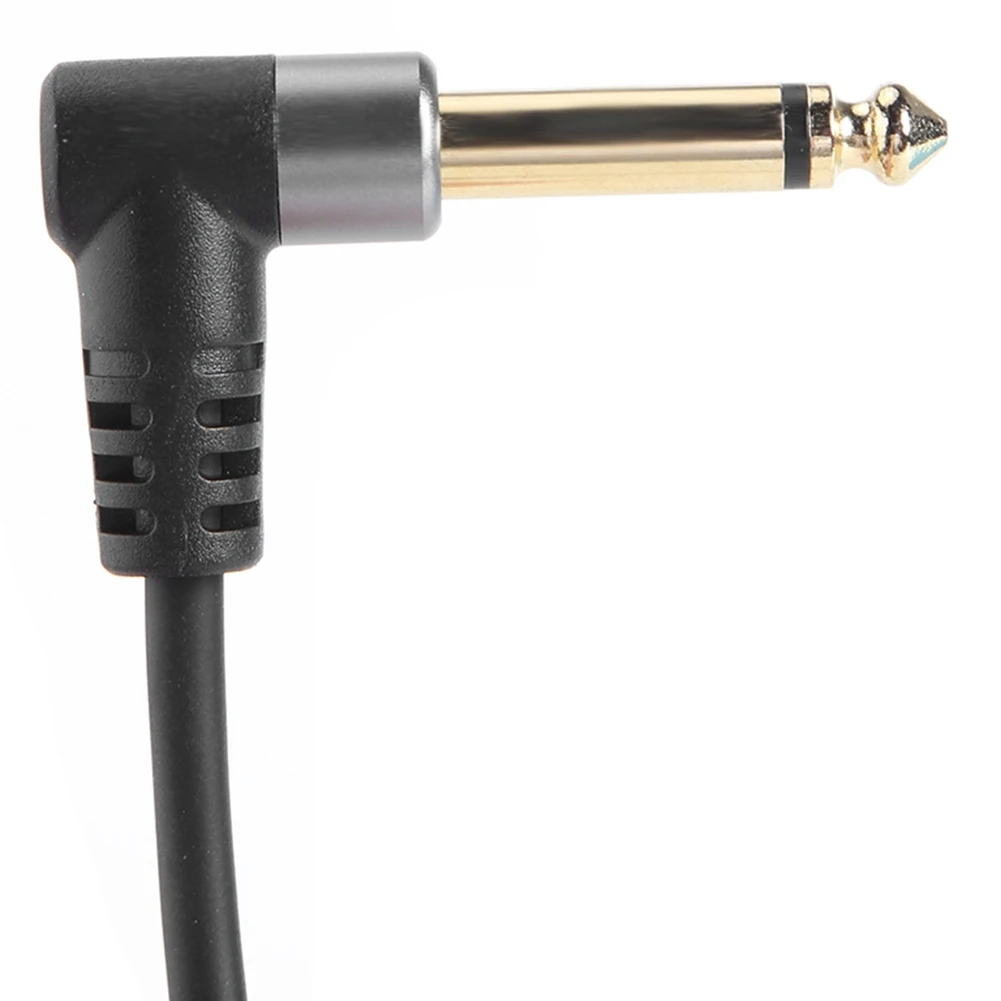 Cable adaptador de enchufe Y divisor de 1/8 pulgadas a 1/4 pulgadas, 0,24 M, 3,5mm, estéreo hembra a Cable de Audio macho Dual de 6,35mm