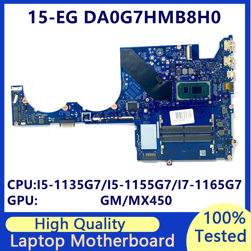 M74948-001 M74948-601 For HP 15-EG Laptop Motherboard With I5-1135G7/I5-1155G7/I7-1165G7 CPU GM/MX450 DA0G7HMB8H0 100% Tested OK