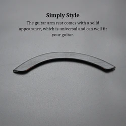 Black Solid Guitar Arm Rest with Loop Acoustic Instrument Armrest