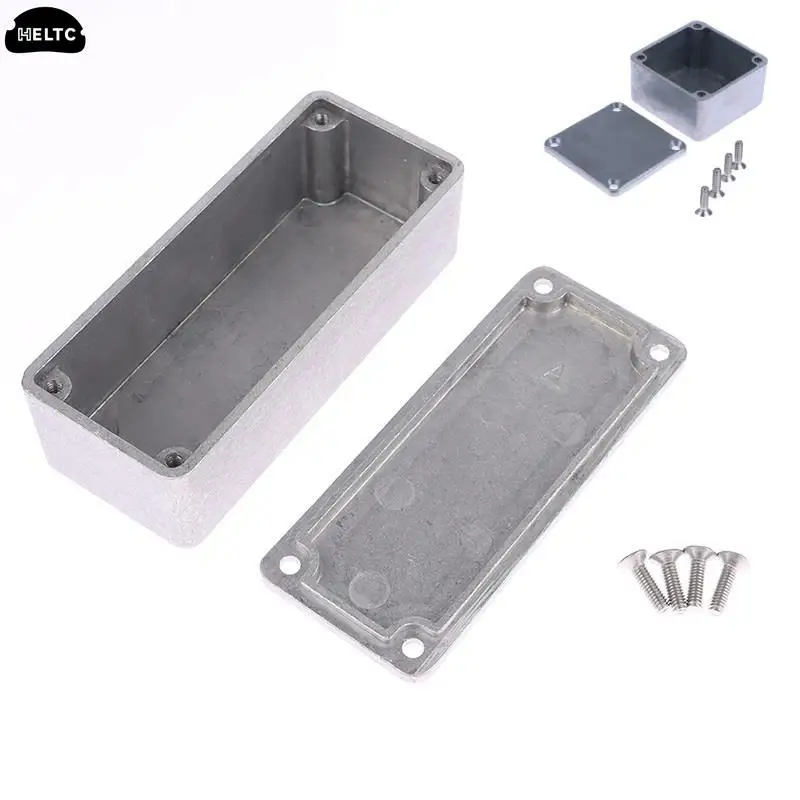 1pc Silver Aluminium Enclosure Case 1590A Aluminum Case Stomp Box Effects Pedal Enclosure Guitar Effects Pedal 1590LB 50*50*3mm