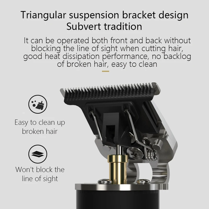 Xiaomi Youpin Komingdon Precision Trimmer voor haar knippen oplaadbare Clipper Trimmer voor Heren 0MM Scheermachine Heren Scheerapparaat