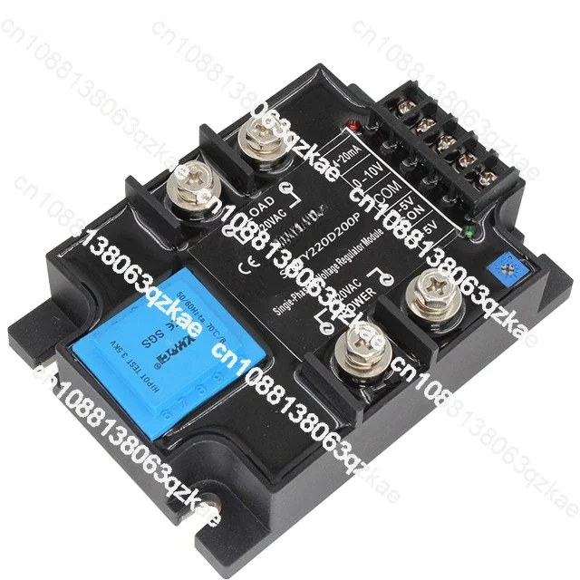 200A single phase SCR  Power controller regulator SSR 4-20mA 0-10V S-DTY AC voltage regulator module