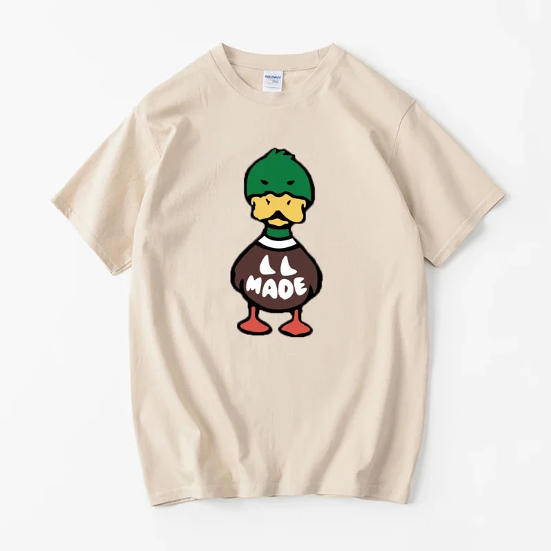 Human Made T Shirt Men Women Harajuku Graphic Tshirt Sporty Streetwear Duck Top Teed Humanmade T-shirt Y2k cute kawaii Tees