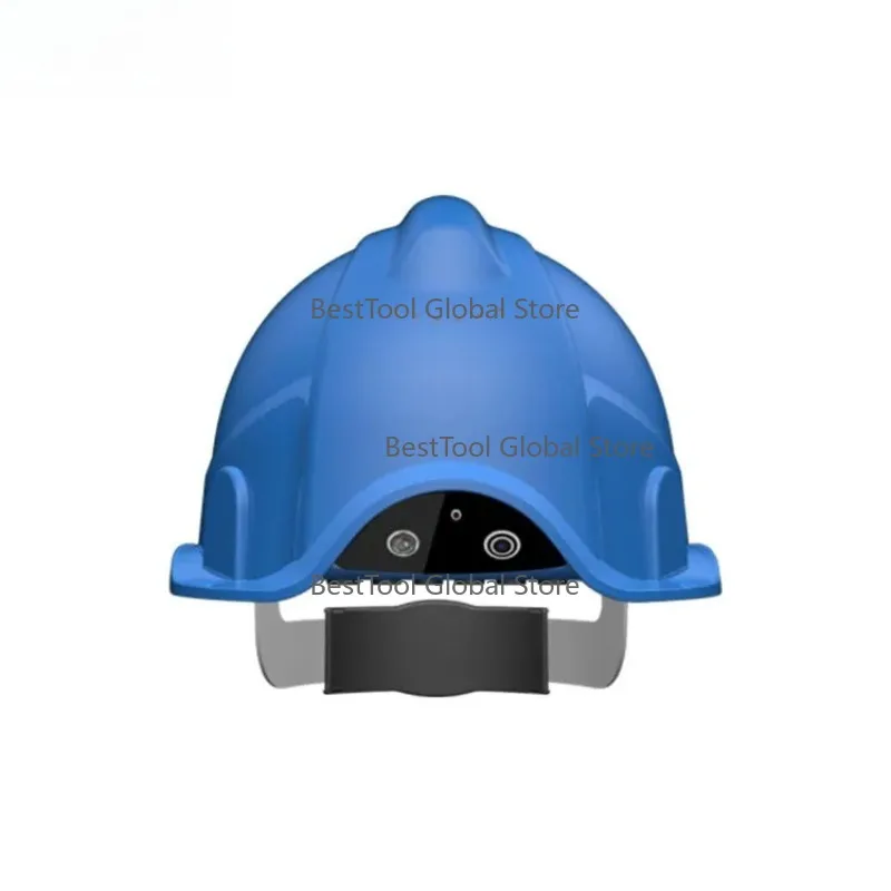 

AI Sm-art GPS Wi-Fi-Integrated Hard Hat ABS Material Safety Helmet LED Lights Video CallSOS Alarm Ga-s Detection Head Protection