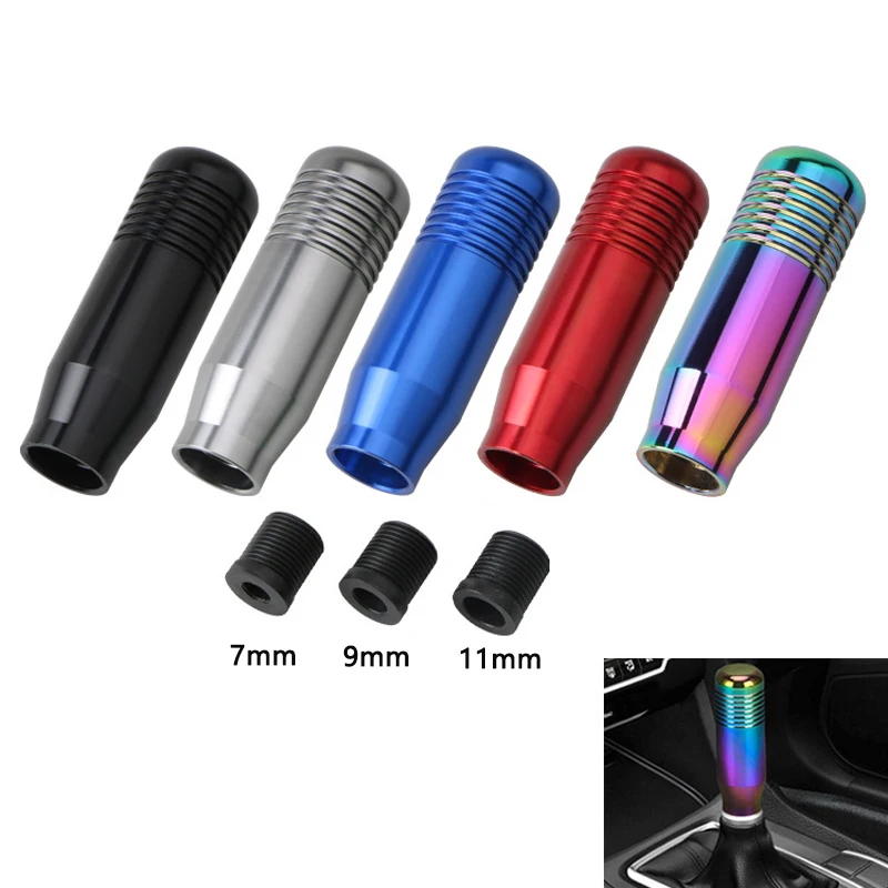 5 Color Universal  8.5CM Car Aluminum Manual Gear Shift Knob Stick Manual Transmission Gearstick Lever Shifter Knob 