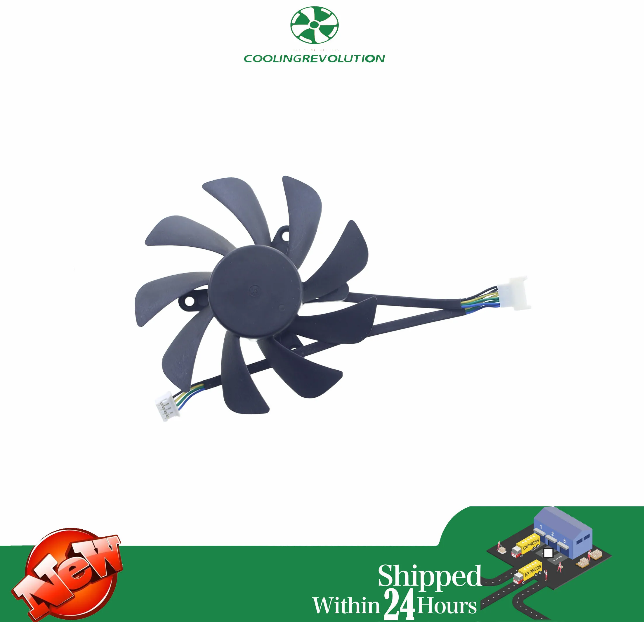 87MM CF9015H12D 12V 4-Pin 2 kulki RTX2060 wymienny wentylator karty graficznej do wentylatora lenovo RTX 2060 RTX 2070 karty graficznej — zdjęcie 3