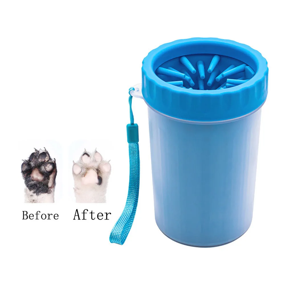 

Portable pet foot washing cup, dog bath, pet cleaning, no wiping, automatic foot washing, cat dirty paw cleaning, cup washing