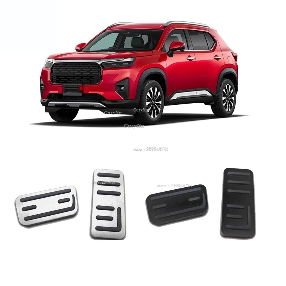Para HONDA WR-V WRV Serie DG5 2024 2025, Cubiertas de Pedales de Aleación de Aluminio, Accesorios para Auto, Cubre Pedales de Acelerador, Freno y Reposapiés