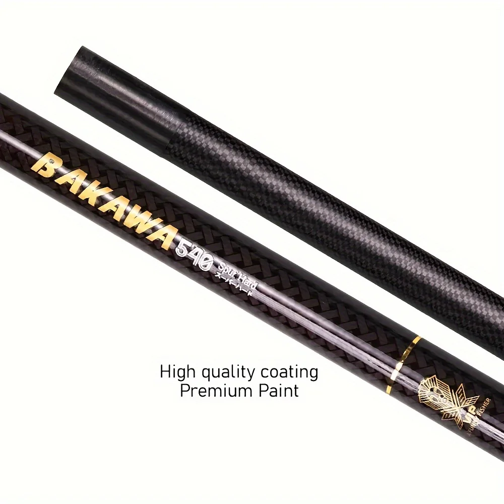 BAKAWA Ultraleichte Carbon-Angelruten 1,8M-7,2M Tragbare Teleskop-Reise-Mini-Stream-Feeder-Rute Harte Pesca Karpfen-Süßwasser-Angelrute – Detail 8