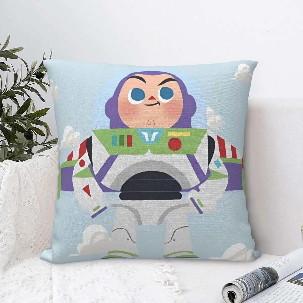 

Toy Story Buzz Lightyear Pillowcase Printing Polyester Cushion Cover Decoration Throw Pillow Case Cover Sofa Zipper 40*40cm