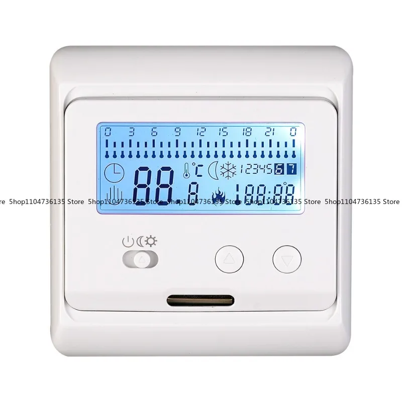 Electric Heating Temperature Control Panel Floor Heating Thermostat,intelligent Constant Temperature LCD Switch,non-programmable