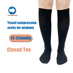 2pc/Pair Flight Travel Compression Socks Stretch Sports Running Outdoor Travel Workout Protectors Promote Blood Circulation Sock