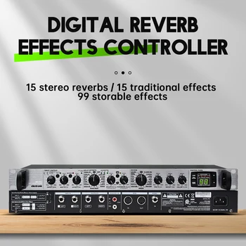 M350 Professional Vocal Effector Stereo Reverb Controller DJ Stage Performance Outdoor Conference Dual-engine Digital Processor