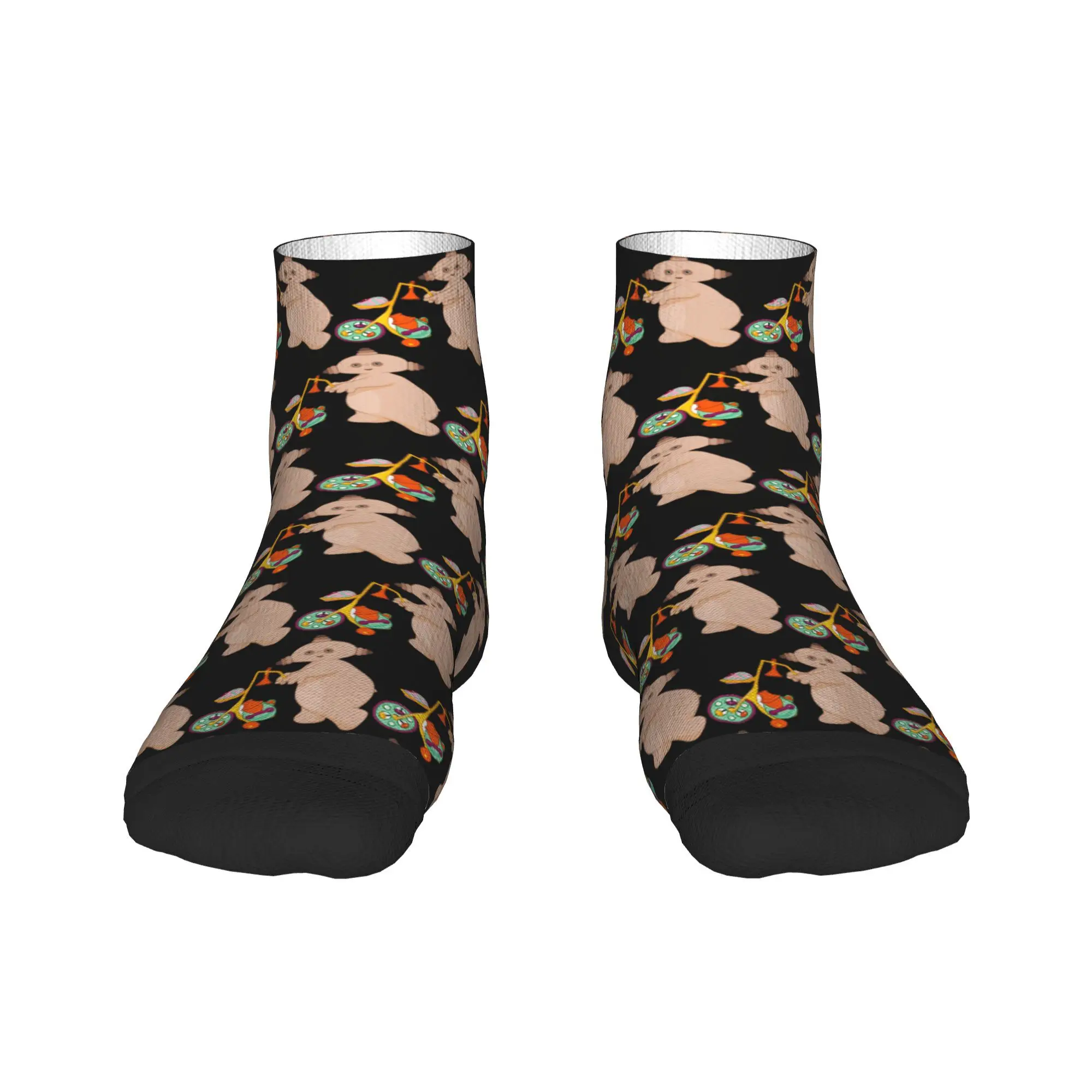 Makka Pakka and Uff Uff In the Night Garden Socks  Gothic Ankle Socks Spring Anti-Slip Women Men Soft Skateboard Casual Sock