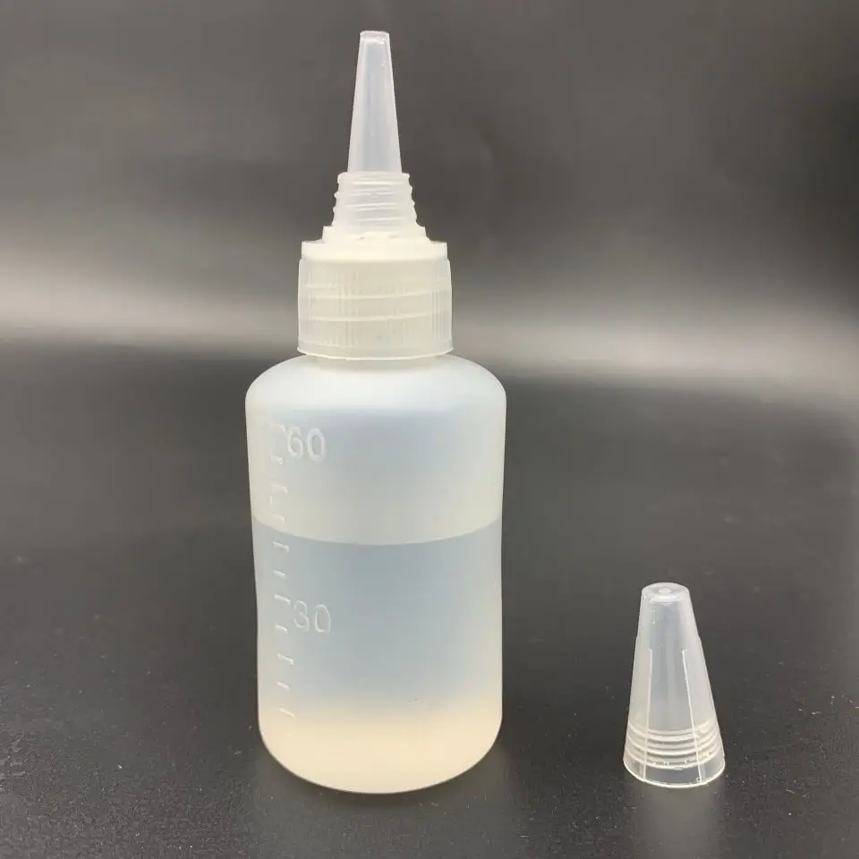 Botella vacía de Plástico LDPE, gotero de líquido para zumo, Punta larga, contenedor de vapeo, 50 unidades, 0/15/20/30/50/100/ ml