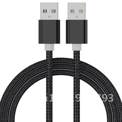 Weave USB To USB Extension Cable Type A Male To Male USB Extender for Radiator Hard Disk Webcam Camera USB Cable Extens