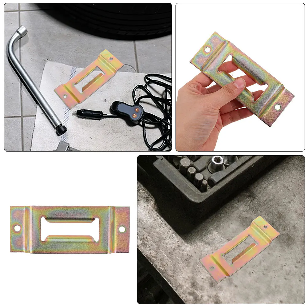 

2Pcs Universal E-Track Tie Down System Galvanized Iron Rails for Heavy Duty Cargo Securement in Vehicles Stable Connection