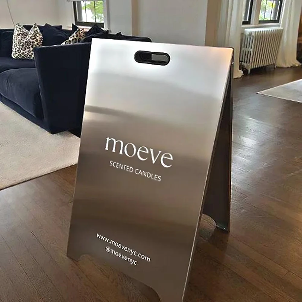 Een framebord, dubbelzijdig, een bord bestratingsbord, bord voor cafés, kantoren uitwisselen, kapperszaak, trottoir, aangepaste winkel - afbeelding 2