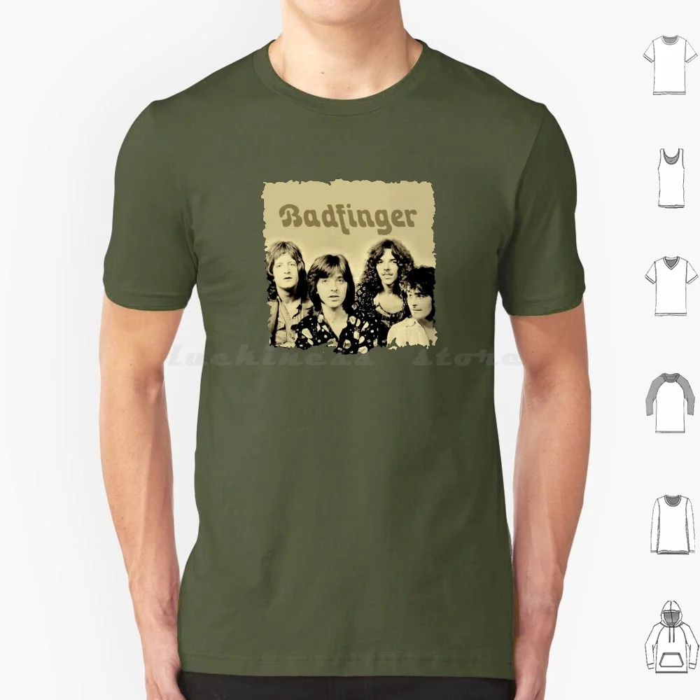 Badfinger: Camiseta clásica de algodón para hombre y mujer, estampado DIY, música clásica, radio FM, música pop, años 70, Badfinger