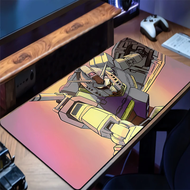 

Mousepad Mechanical Warrior RX-78-2 Gundam Rubber Keyboard Pad Gaming Mouse Pad Non Slip Desk Mouse Mat HD Desk Mat Extended Pad